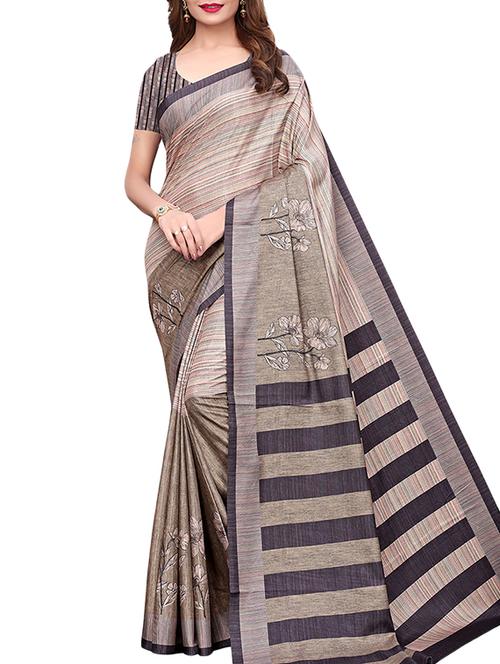 digital printed saree with blouse - 15777579 - Very Small Image - 1