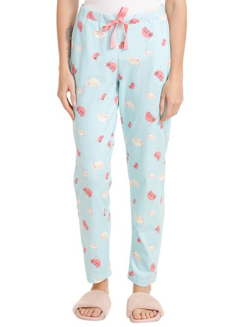 cartoon print drawstring waist pajama - 15777662 - Very Small Image - 1