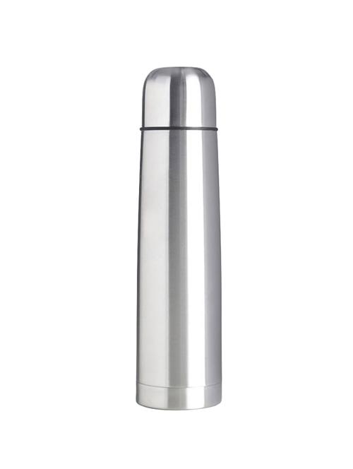 stainless steel thermal hot & cold double wall insulated vacuum bullet flask silver (350ml) - 15777887 - Very Small Image - 1