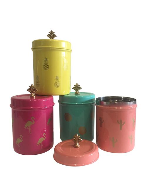 tropical canister collection, set of 4 - 15778527 - Very Small Image - 1