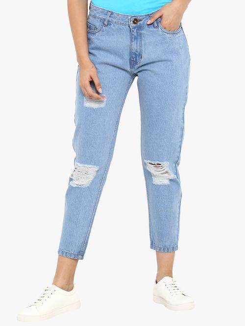 distressed boyfriend jeans - 15778541 - Very Small Image - 1