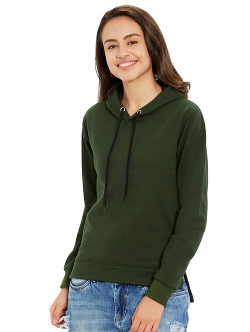 high-low hooded sweatshirt - 15779602 - Very Small Image - 1