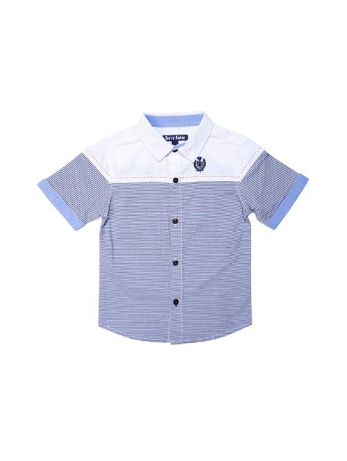 curve hem striped shirt - 15780522 - Very Small Image - 1