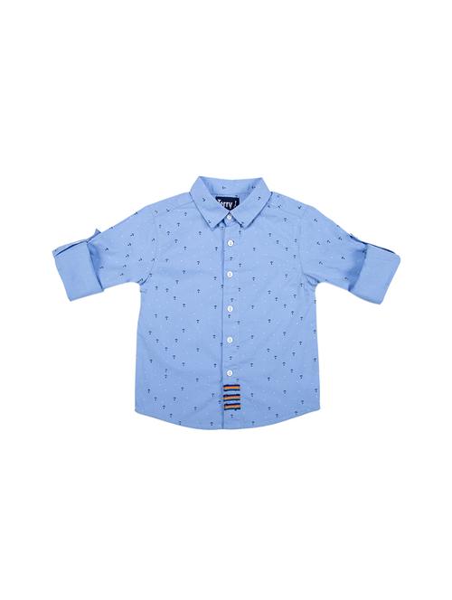 light blue cotton shirt - 15780538 - Very Small Image - 1