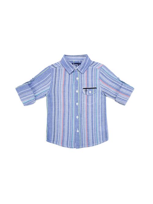 curve hem striped shirt - 15780542 - Very Small Image - 1
