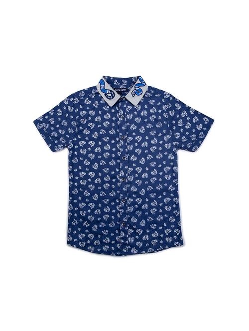 curved hem floral shirt - 15780544 - Very Small Image - 1