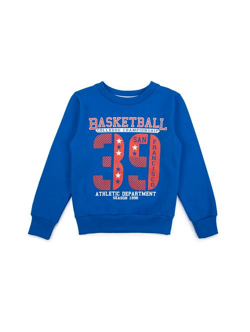 dark blue cotton sweatshirt - 15780553 - Very Small Image - 1