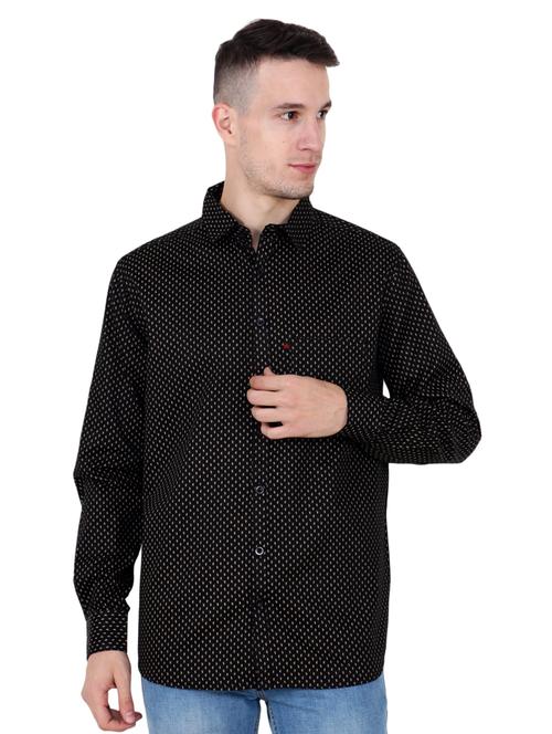 black printed casual shirt - 15782214 - Very Small Image - 1