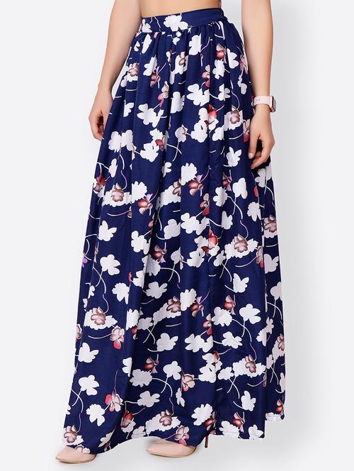 floral flared maxi skirt - 15783032 - Very Small Image - 1