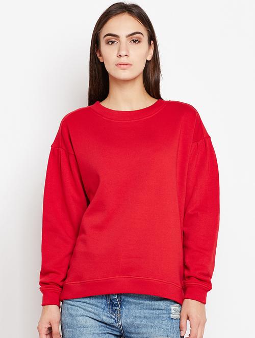 drop shoulder crew neck sweatshirt - 15784111 - Very Small Image - 1
