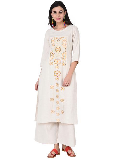 printed straight kurta - 15785017 - Very Small Image - 1