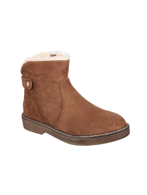tan ankle zipper boots - 15786640 - Very Small Image - 1