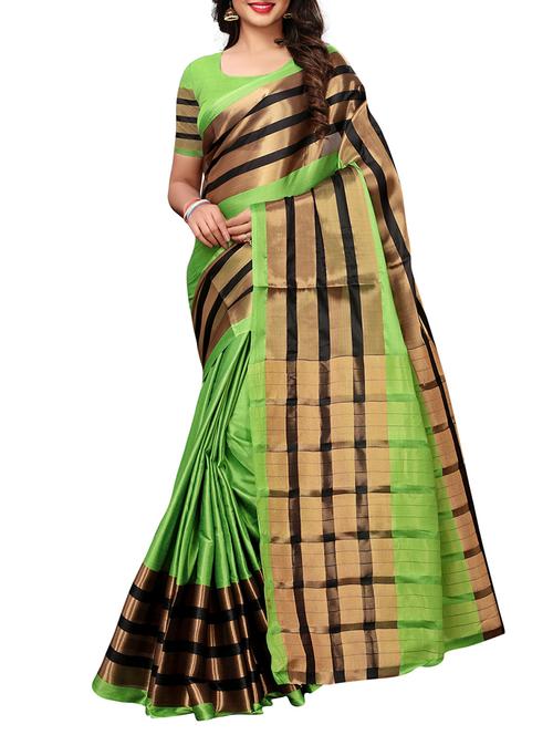 jacquard woven saree with blouse - 15788205 - Very Small Image - 1