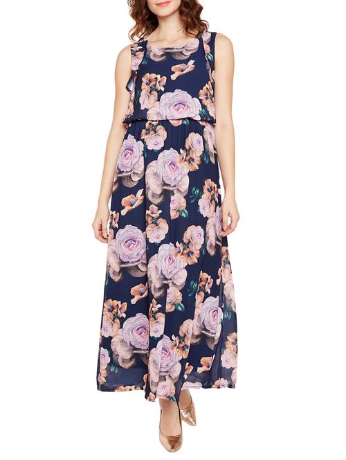 floral blouson maxi dress - 15788319 - Very Small Image - 1