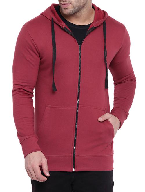 maroon fleece sweatshirt - 15788629 - Very Small Image - 1