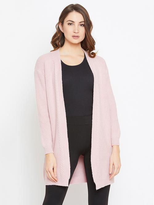 cable knit ribbed shrug - 15788763 - Very Small Image - 1