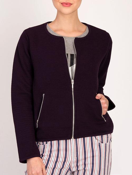 zip-up pocket detail jacket - 15791674 - Very Small Image - 1