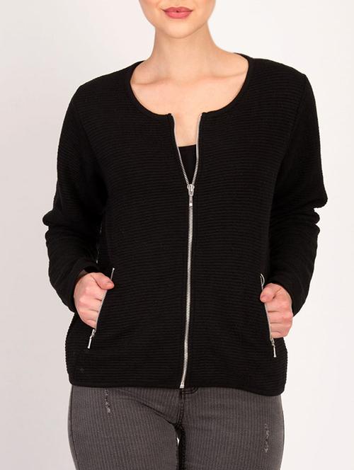 zip-up pocket detail jacket - 15791677 - Very Small Image - 1