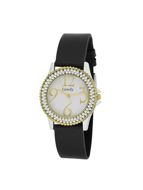 leather strap analog watch (howdy-ss1049) - 15792661 - Very Small Image - 1