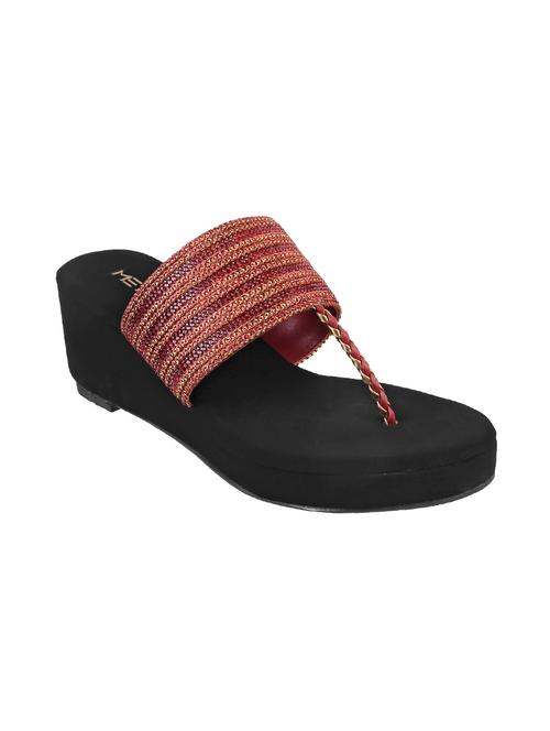 maroon platforms wedges - 15794650 - Very Small Image - 1