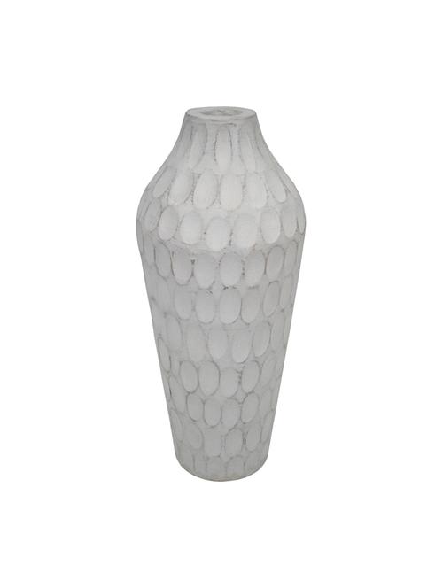 royallifestylee wooden hammered flower vase - 15795912 - Very Small Image - 1