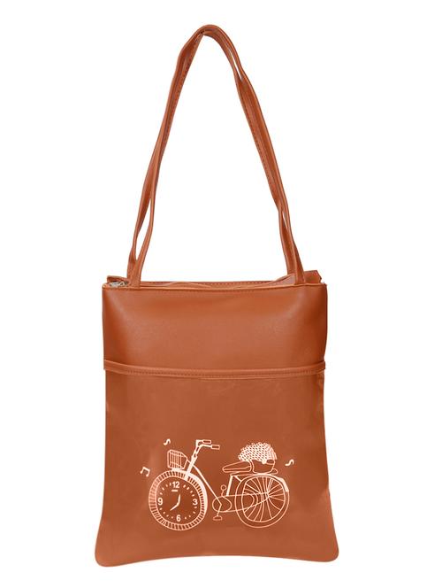 tan leatherette (pu) regular tote - 15796413 - Very Small Image - 1