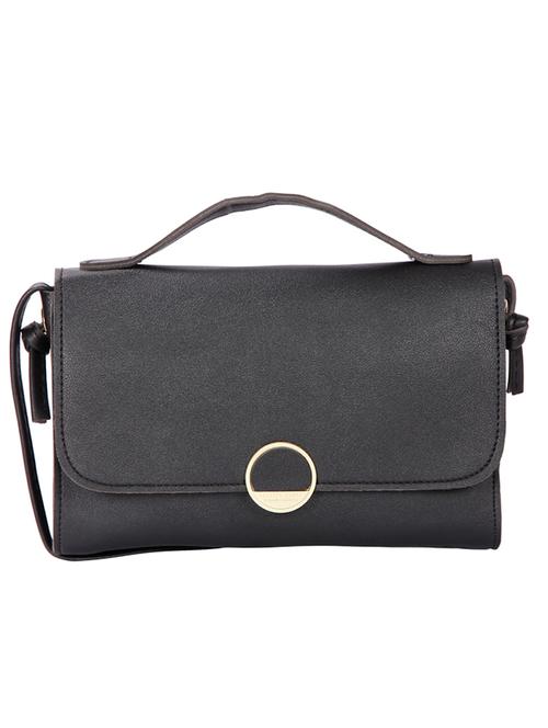 black leatherette (pu) sling bag - 15796497 - Very Small Image - 1