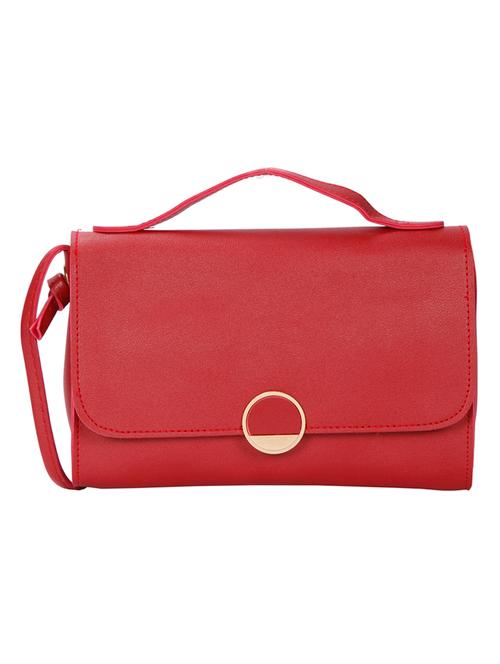 red leatherette (pu) sling bag - 15796499 - Very Small Image - 1