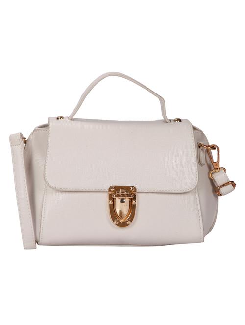 beige leatherette (pu) sling bag - 15796510 - Very Small Image - 1
