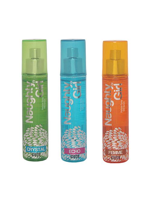 naughty girl set of 3 perfume sprays (crystal + echo + femme) - 15796765 - Very Small Image - 1