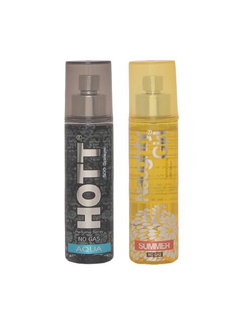 hott men's aqua & naughty girl summer perfume combo - 15796828 - Very Small Image - 1