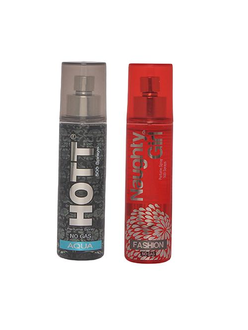 hott men's aqua & naughty girl fashion perfume combo - 15796829 - Very Small Image - 1