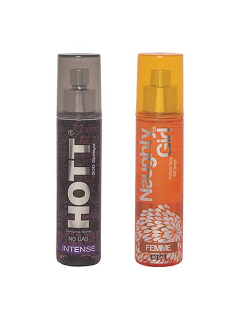 hott men's intense & naughty girl femme perfume combo - 15796869 - Very Small Image - 1