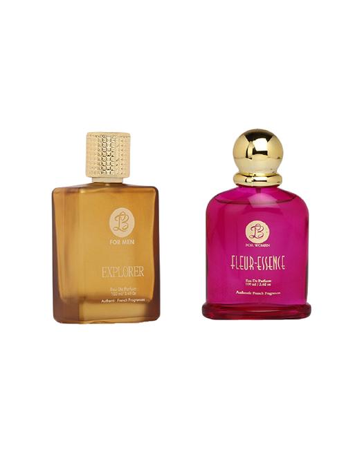 men's explorer & women's fleur-essence edp combo - 15796934 - Very Small Image - 1