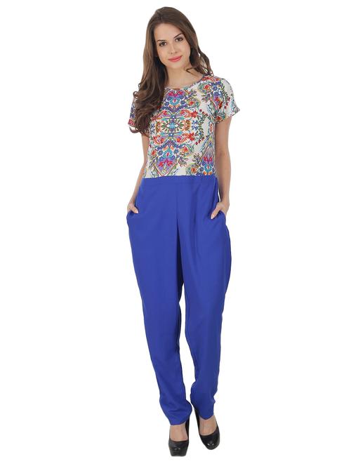 floral full leg jumpsuit - 15797125 - Very Small Image - 1