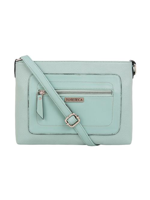 blue leatherette (pu) sling bag - 15797768 - Very Small Image - 1