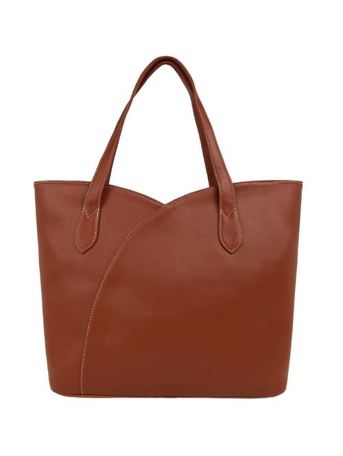 tan leatherette (pu) regular tote - 15797841 - Very Small Image - 1