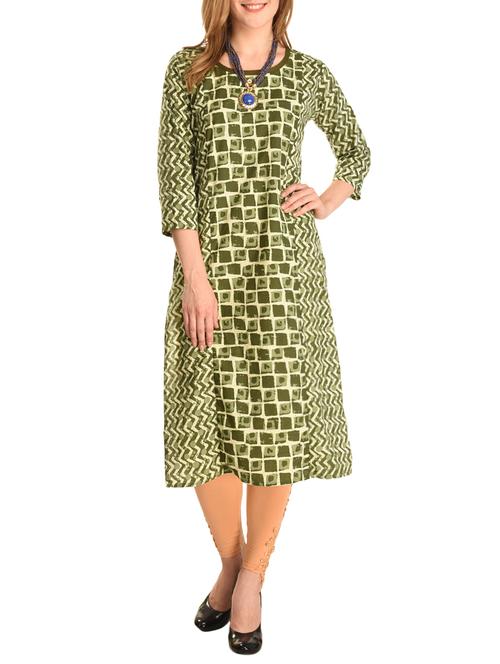 straight printed kurta - 15798366 - Very Small Image - 1