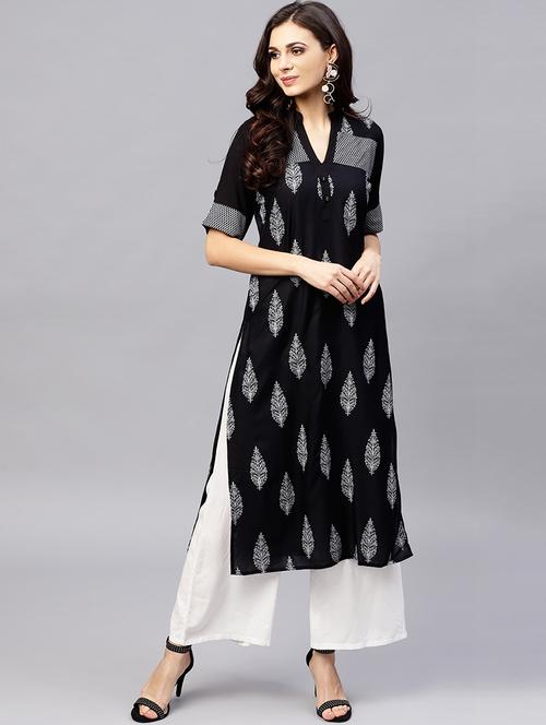 flared printed kurta - 15799748 - Very Small Image - 1