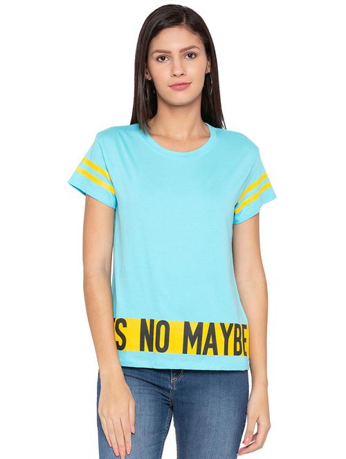 letter print short sleeved tee - 15799964 - Very Small Image - 1