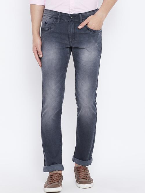 grey denim washed jeans - 15800364 - Very Small Image - 1