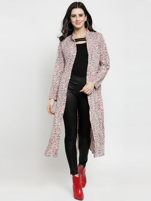ditsy floral fusion shrug - 15800765 - Very Small Image - 1
