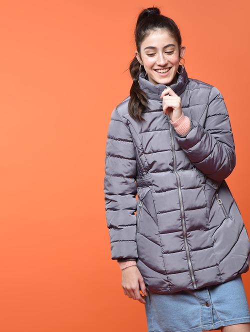 faux fur hooded parka jacket - 15801724 - Very Small Image - 1