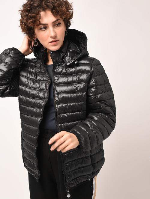 hooded puffer jacket - 15801732 - Very Small Image - 1