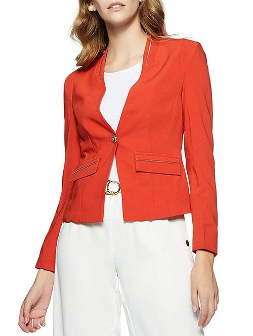 chain detail casual blazer - 15802266 - Very Small Image - 1