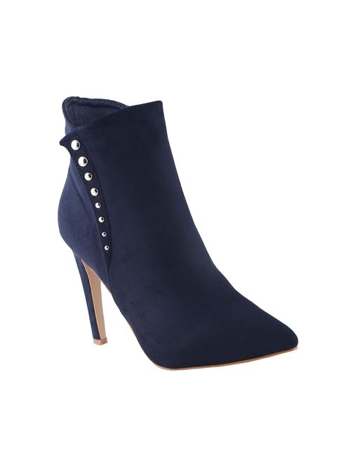 navy zipper ankle boots - 15802297 - Very Small Image - 1