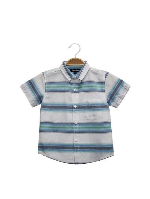 curve hem striped shirt - 15802459 - Very Small Image - 1