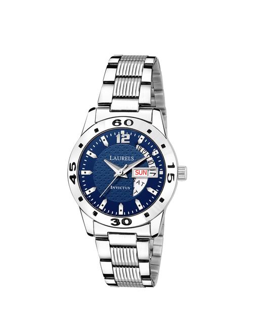 laurels invictus blue day & date women watch - 15802506 - Very Small Image - 1