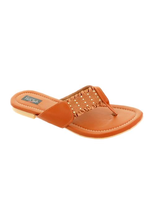 tan toe separator sandals - 15802563 - Very Small Image - 1