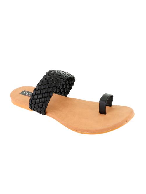 black one toe sandals - 15802605 - Very Small Image - 1